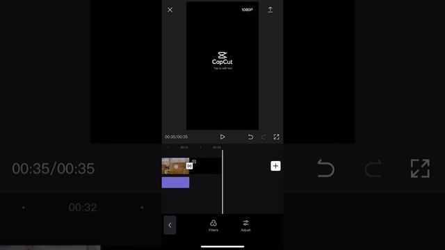 Урок 1: Простой монтаж в Capcut