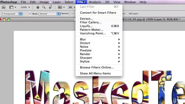 Photoshop-Masking text смотреть онлайн