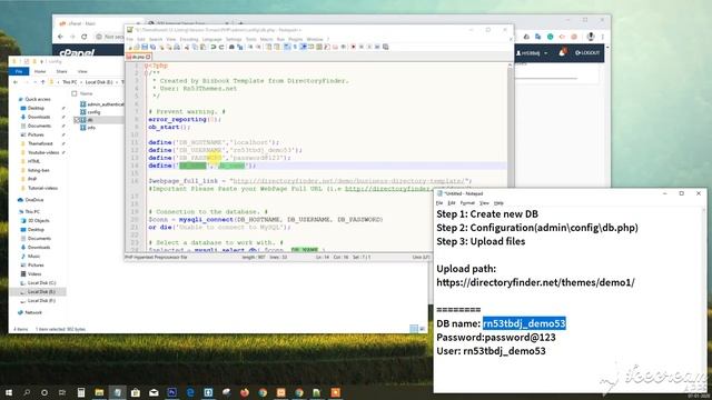 Install BizBook Directory Template in to live server - Step 2 смотреть онлайн