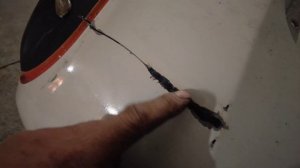 Ремонт бампера Granta sport (реплика) / склеивание АБС пластика