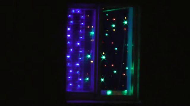 Вечер, гирлянда светится вечером смотреть онлайн