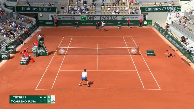 Stefanos Tsitsipas vs Pablo Carreno Busta - Round 4 Highlights I Roland-Garros 2021 смотреть онлайн