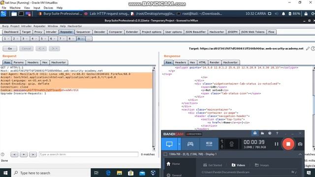HTTP request smuggling, basic CL.TE vulnerability differential responses смотреть онлайн
