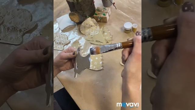 Елочные Игрушки из деревянных заготовок смотреть онлайн