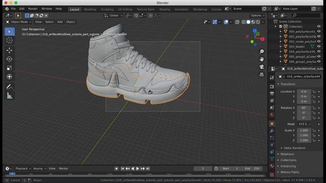 How to reduce the triangles count in Blender? | Tutorial смотреть онлайн