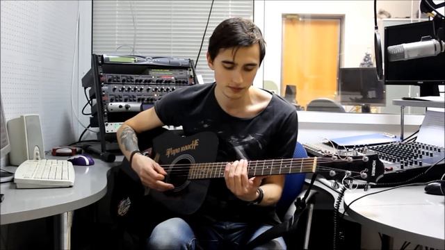 Three Days Grace - Never Too Late (Видео Урок Как Играть На Гитаре) Разбор смотреть онлайн