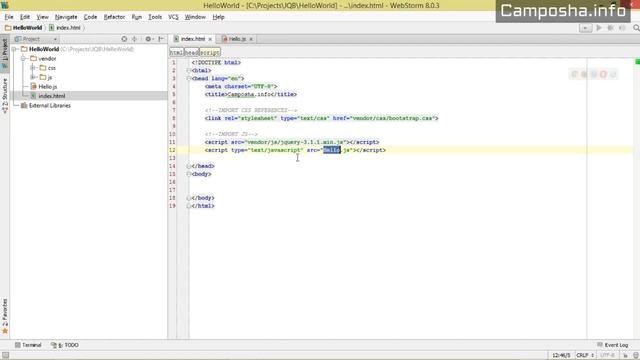 JQuery Bootstrap Ep.01 : Download,Install - Hello World смотреть онлайн