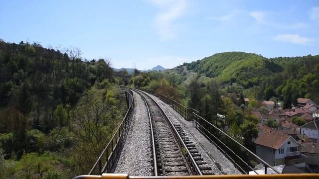 View from EMD G16 locomotive on Serbian railways-Section Majdanpek-Bor смотреть онлайн