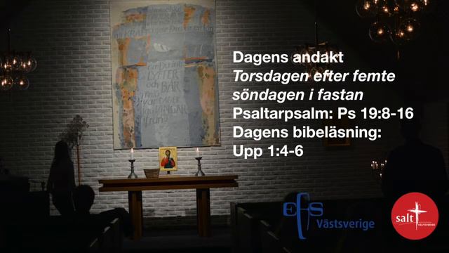2 april Dagens Andakt med EFS & Salt Västsverige смотреть онлайн