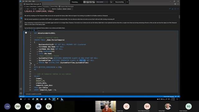 DAVG May 2021 | History Tracking with Temporal Tables | Ryan Adams смотреть онлайн