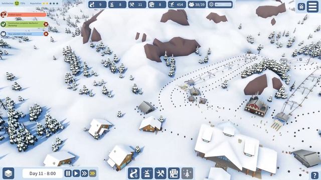 Snowtopia Ski Resort Builder - Full Walkthrough Complete Game [4k 60fps] смотреть онлайн