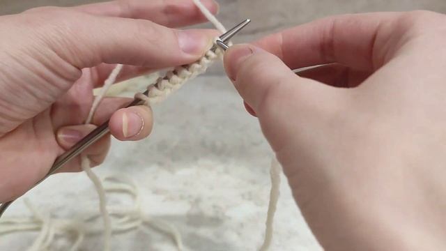 Узор спицами РИС и ДВОЙНОЙ РИС смотреть онлайн