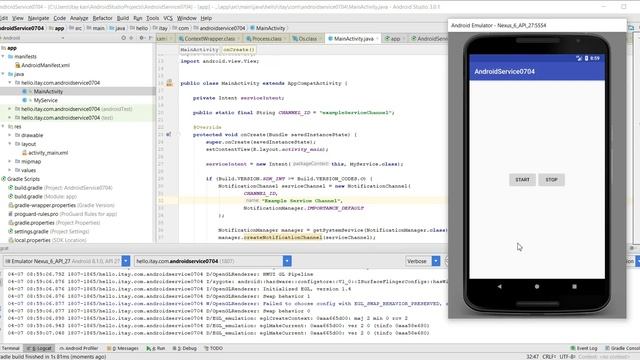 C# Lesson 103: android services смотреть онлайн