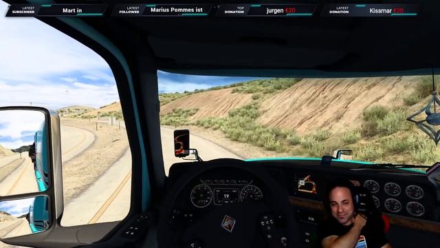 ATS WYOMING Gameplay - First Look Wyoming DLC ᐅ LIVE [#405] AMERICAN TRUCK SIMULATOR смотреть онлайн
