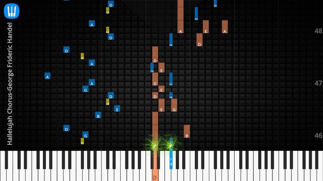 🎹Solo & Chord, Hallelujah Chorus, George Frideric Handel, Synthesia Piano смотреть онлайн