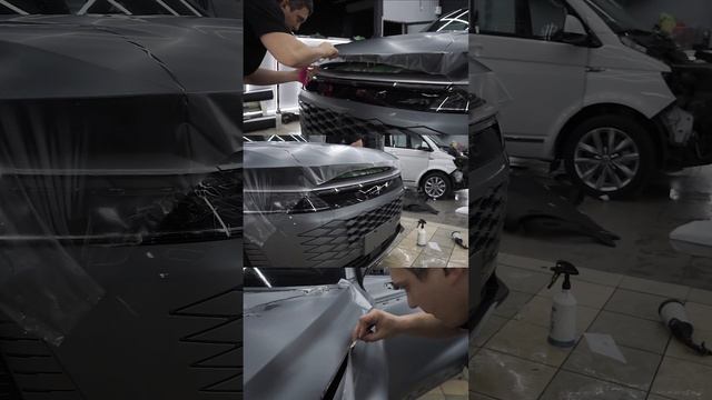 Полностью оклеиваем матовый Exeed RX в матовый полиуретан