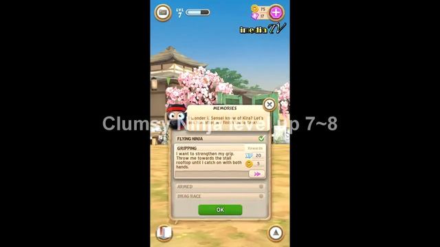 Clumsy Ninja level up 7~8 iphone5s смотреть онлайн