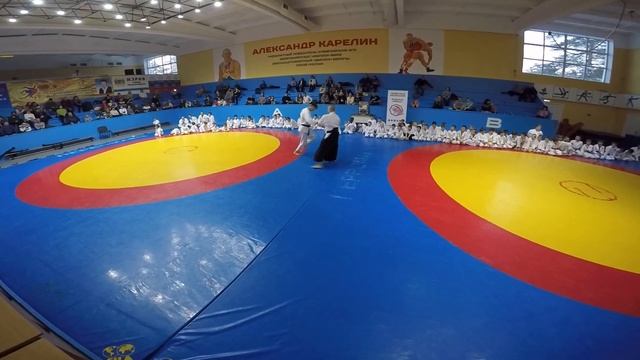 Показательное выступление Виталия Подобаева на V Сибирском Фестивале Ёсинкан Айкидо смотреть онлайн