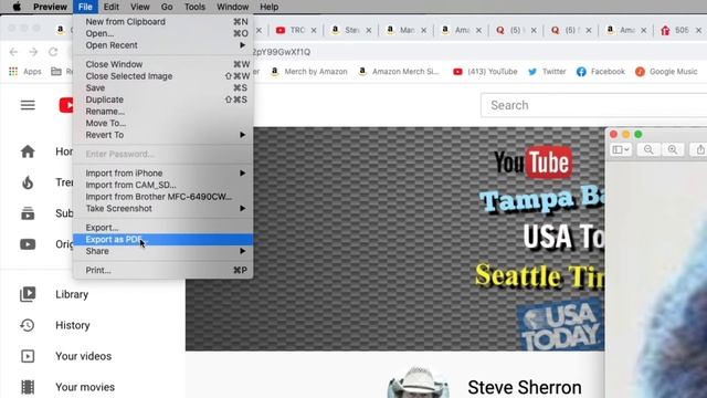 PNG to PDF on a Mac смотреть онлайн