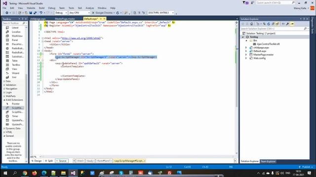 The control with ID '' requires a ScriptManager on the page. The ScriptManager must appear before. смотреть онлайн