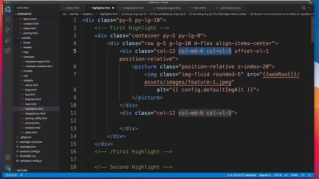 Bootstrap 5 Corporate Full Build: Build Homepage (Part 29) смотреть онлайн