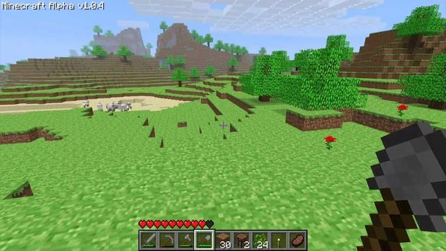 Minecraft [Alpha 1.0.4] Episode 1: Beginning смотреть онлайн