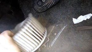 замена двигателя печки NISSAN WINGROAD Y12