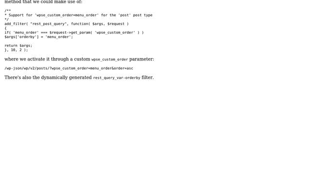 Wordpress: How to quickly reorder posts in the admin panel that will persist for the wp-api? смотреть онлайн