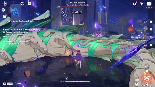 Genshin Impact: 4.4 Spiral Abyss Floor 12 смотреть онлайн