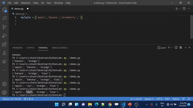 27. Tuples in Python смотреть онлайн
