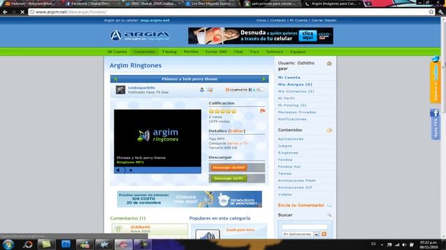 Descargar Aplicaciones, Juegos, Imagenes, Videos Gratis! ARGIM.NET смотреть онлайн