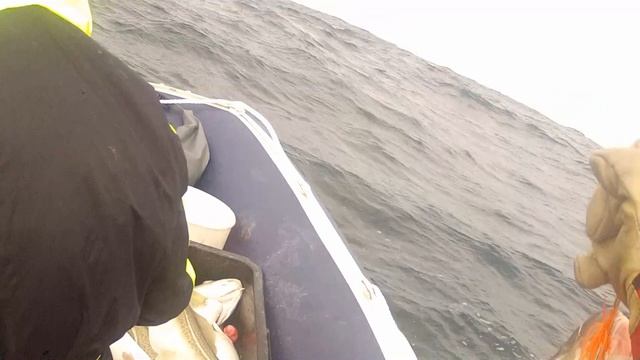 Баренцево море, морская рыбалка весной у мыса Цып-Наволок смотреть онлайн