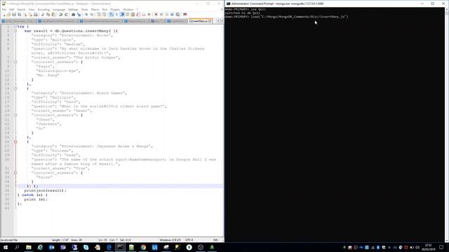 15. MongoDB - Adding documents using insertMany смотреть онлайн