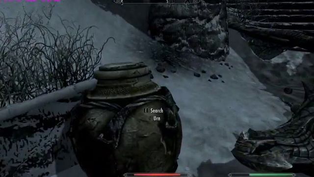 TES V Skyrim - Dragon Battle | Blood Dragon @ Mount Anthor смотреть онлайн