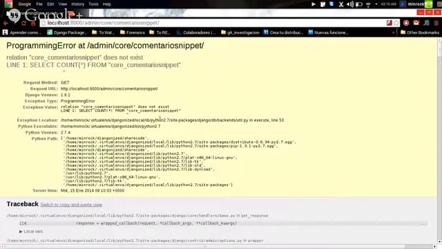Djangonized! V03 Comenzando con Postgresql, Modelos en Django y South смотреть онлайн