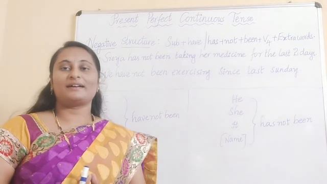 Present Perfect Continuous Tense with Telugu explanation by Preethi mam. смотреть онлайн