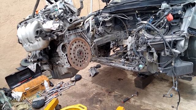 Desmontando Motor De Honda CRV 2009 Motor 2.4