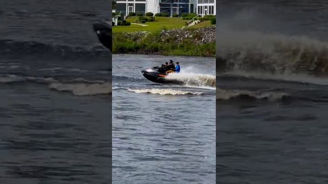 Jet Skiing!  #boatlife #boating #intracoastalwaterway #myrtlebeach #sc #jetski #waverunner #seadoo