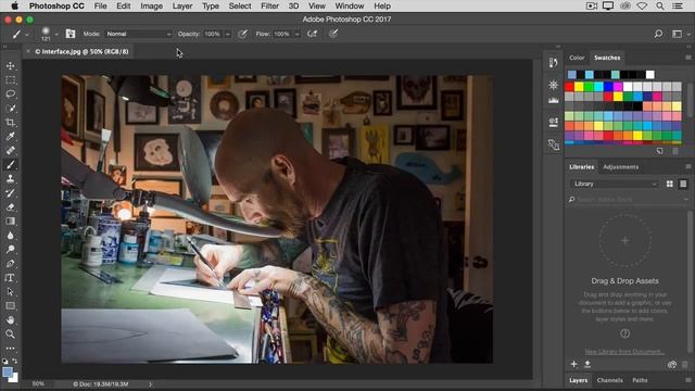 Adobe Photoshop CC Tutorial for Beginners смотреть онлайн