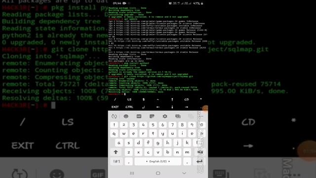 How install and use Sqlmap in turmux. смотреть онлайн