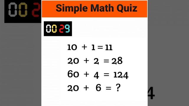 Mental Math |Simple Math |IQ Test