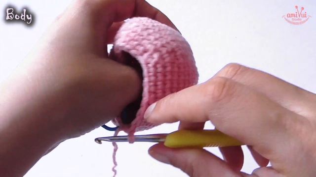 #139 | Amigurumi Pig Crochet Tutorial (1/2) | How To Crochet Amigurumi Animals | @AmivuiStudio смотреть онлайн