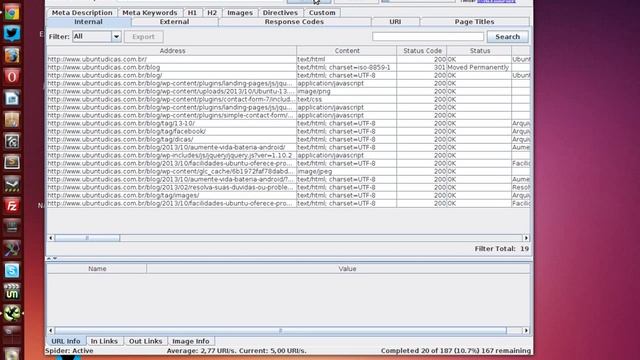 Screaming Fog SEO Spider no Ubuntu 13.10 смотреть онлайн