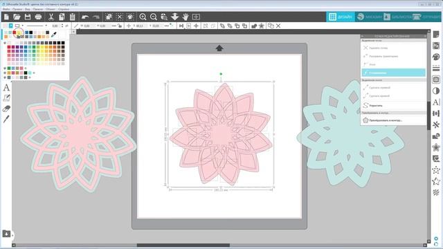 Как разделить многослойный DXF макет в программе Silhouette Studio смотреть онлайн