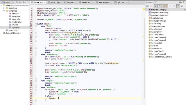 Создание блога на PHP с использованием простейшего MVC смотреть онлайн