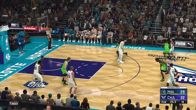 NBA 2K21. КАРЬЕРА ЗА MINNESOTA TIMBERWOLVES. Часть 2 vs Charlotte Hornets смотреть онлайн