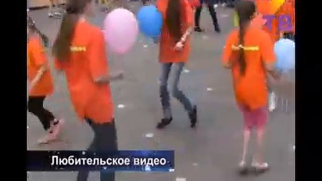 Флешмоб, посвященный Дню Победы смотреть онлайн