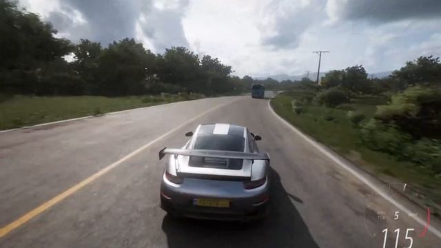 Porsche 911 GT2 RS 2018 Forza Horizon 5 Steering Wheel Gameplay