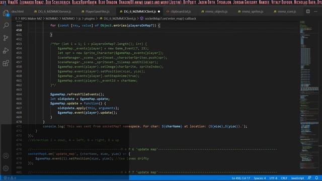 MZMMO Open to new ideas RPG Maker MZ NodeJS MySQL and Socket .IO смотреть онлайн