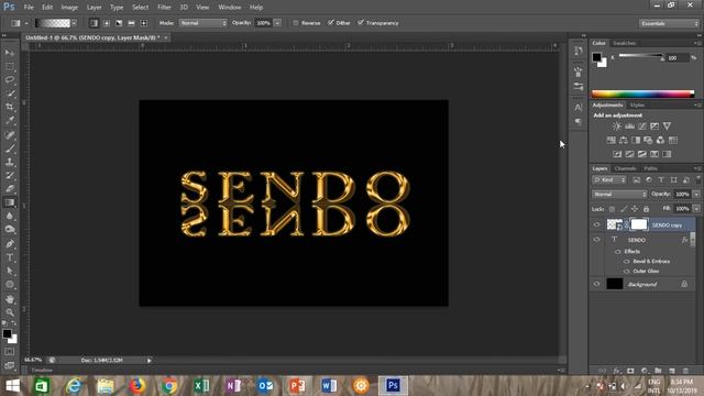 Gold Text Effect in Photoshop CS6 (Tagalog) смотреть онлайн